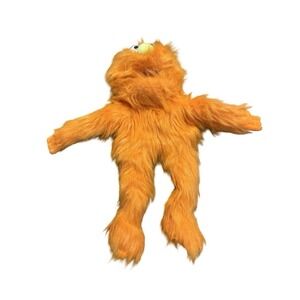 2008 Orange MONSTER 14" Plush Puppet Toy by Silly Puppets